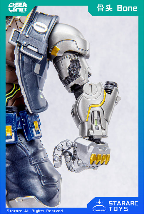 『CYBER LIMIT(サイバーリミット)シリーズ』004_STARARC TOYS Bone(ボーン) 1/12スケール可動フィギュア