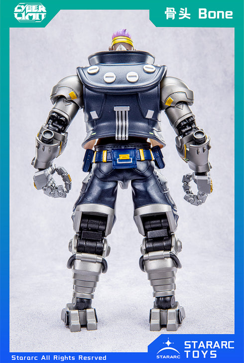 『CYBER LIMIT(サイバーリミット)シリーズ』004_STARARC TOYS Bone(ボーン) 1/12スケール可動フィギュア