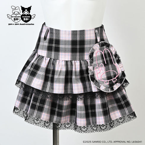 『サンリオキャラクターズ』QOOZA × マイメロディ&クロミ / My Melody mini skirt