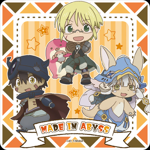 『メイドインアビス 烈日の黄金郷』ラバーマットコースター【リコ&レグ&ナナチ】