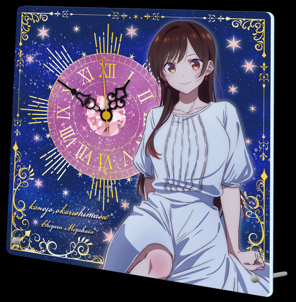 『彼女、お借りします』アクリル置時計【水原千鶴】