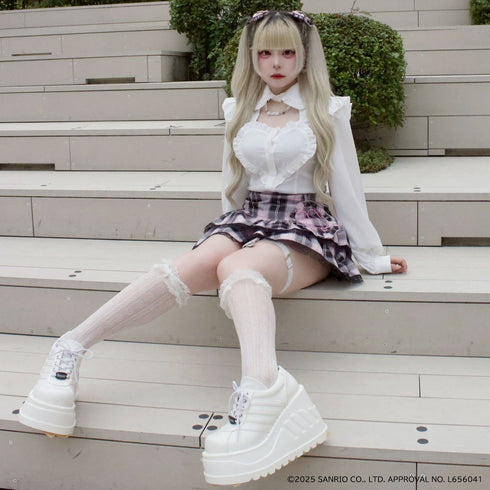 『サンリオキャラクターズ』QOOZA × マイメロディ&クロミ / My Melody mini skirt