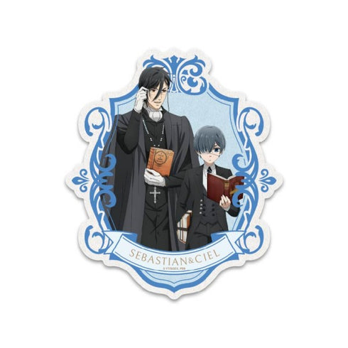 『黒執事 -寄宿学校編-』トラベルステッカー /(3)セバスチャン・ミカエリス&シエル・ファントムハイヴ