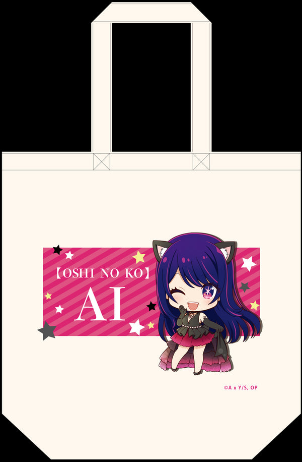 『【推しの子】』ぷちちょこキャンバストートバッグ【星野アイ】黒ドレス