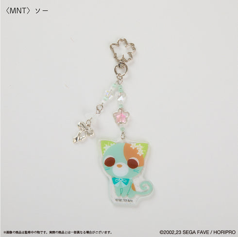 『お茶犬』キラキラアクリルキーホルダー ソー