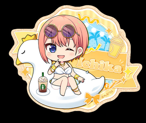 『五等分の花嫁∽』ぷちちょこステッカー【中野一花】バカンスver.