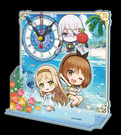 『ライザのアトリエ ~常闇の女王と秘密の隠れ家~』ぷちちょこミニアクリル置時計【水着ver】