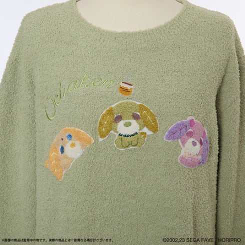 『お茶犬』ルームウェアワンピース (レディース) GRN