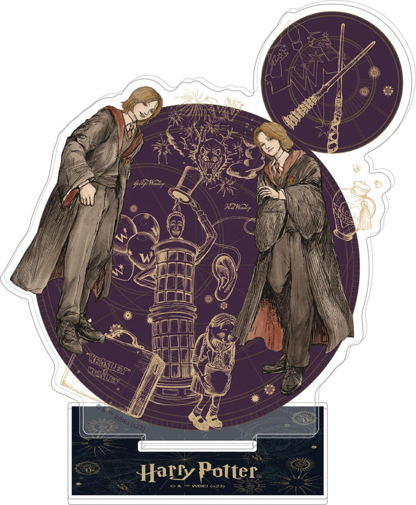 『ハリーポッター』アクリルスタンド/Fred & George Weasley(星座イラスト)