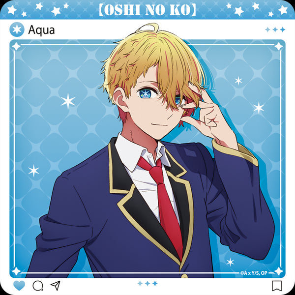 『【推しの子】』ラバーマットコースター【アクア】