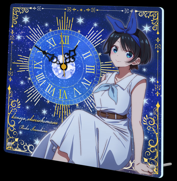 『彼女、お借りします』アクリル置時計【更科瑠夏】