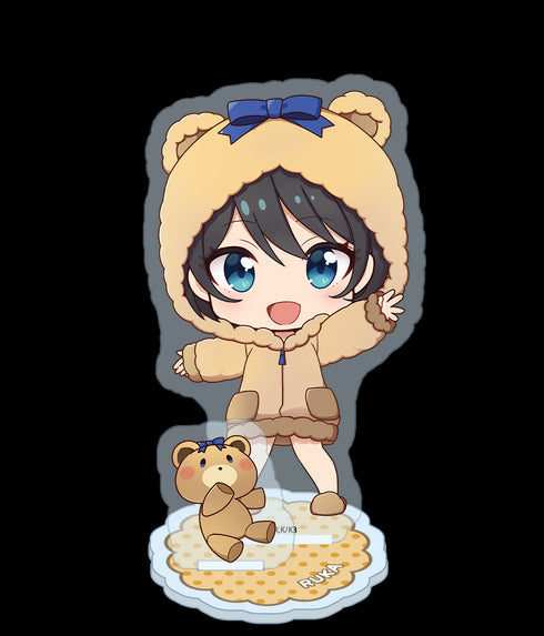 『彼女、お借りします』ぷちちょこアクリルスタンド【更科瑠夏】けもみみパーカー