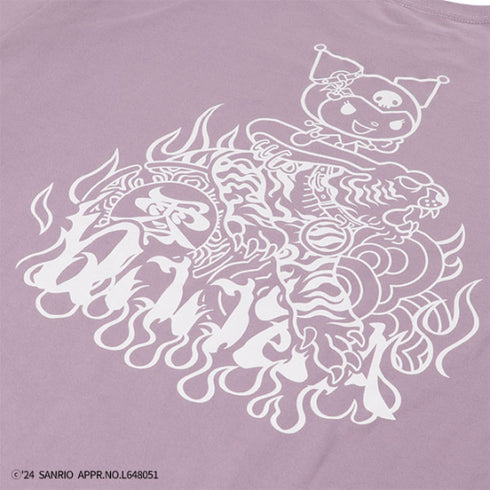 『サンリオキャラクターズ』QOOZA×Kuromi×東京13零式 / クロミトリプルコラボ L/S TEE PPL