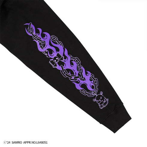 『サンリオキャラクターズ』QOOZA×Kuromi×東京13零式 / クロミトリプルコラボ ZIP HOODIE