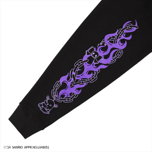 『サンリオキャラクターズ』QOOZA×Kuromi×東京13零式 / クロミトリプルコラボ ZIP HOODIE