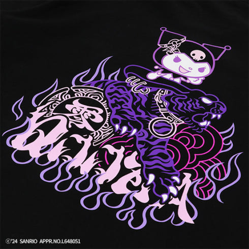 『サンリオキャラクターズ』QOOZA×Kuromi×東京13零式 / クロミトリプルコラボ ZIP HOODIE