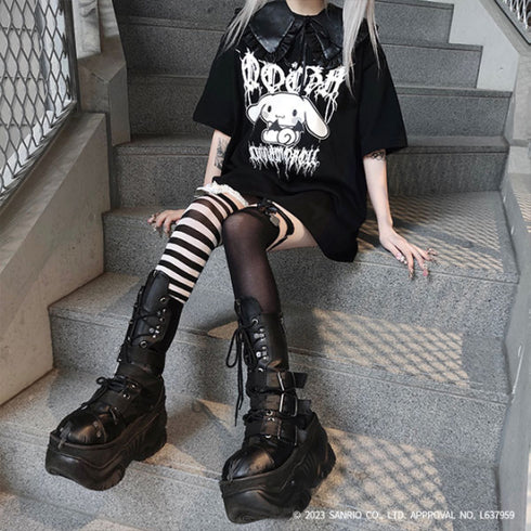 『サンリオキャラクターズ』QOOZA×Cinnamoroll / シナモロールコラボTシャツ