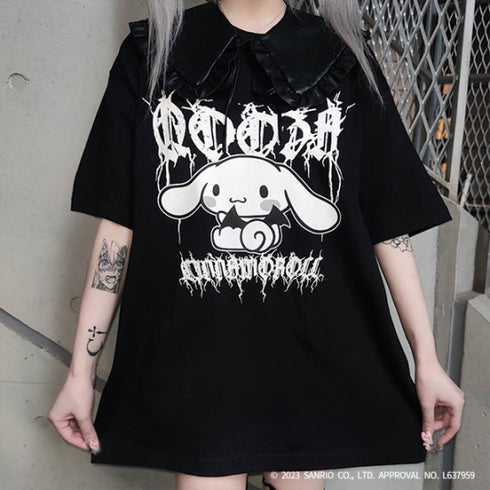 『サンリオキャラクターズ』QOOZA×Cinnamoroll / シナモロールコラボTシャツ