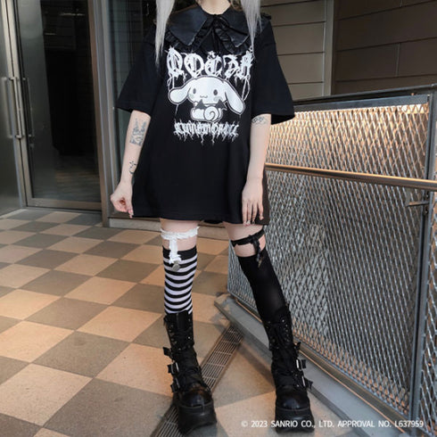 『サンリオキャラクターズ』QOOZA×Cinnamoroll / シナモロールコラボTシャツ