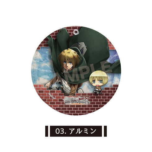 『進撃の巨人』レザーコースターキーホルダー /03 アルミン【202510再販】