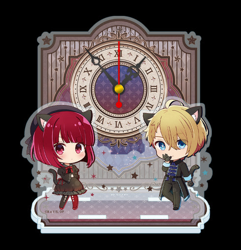 『【推しの子】』ぷちちょこミニアクリル置時計【アクア&有馬かな】黒ドレス