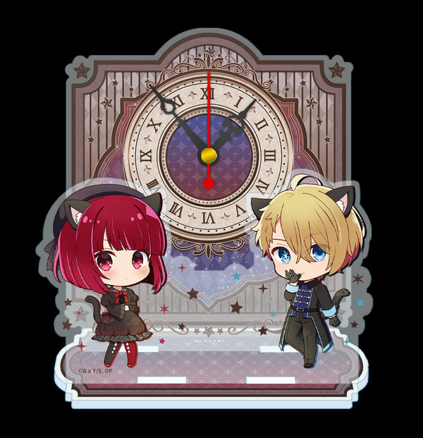 『【推しの子】』ぷちちょこミニアクリル置時計【アクア&有馬かな】黒ドレス