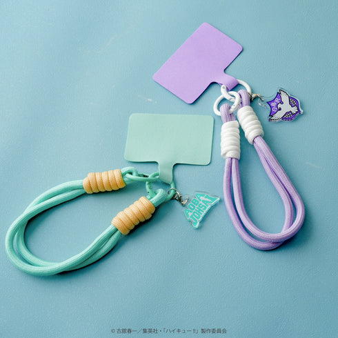 『ハイキュー!!』チャーム付きスマホストラップ 04.白鳥沢学園高校