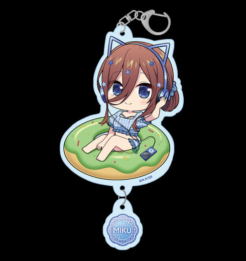 『五等分の花嫁∽』ぷちちょこアクリルキーホルダー【中野三玖】バカンスver.