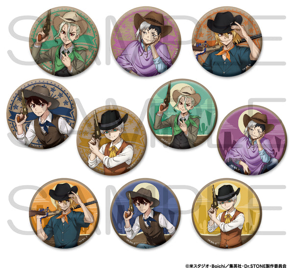 『Dr.STONE』きらきら缶バッジコレクション+75 西部劇ver. BOX