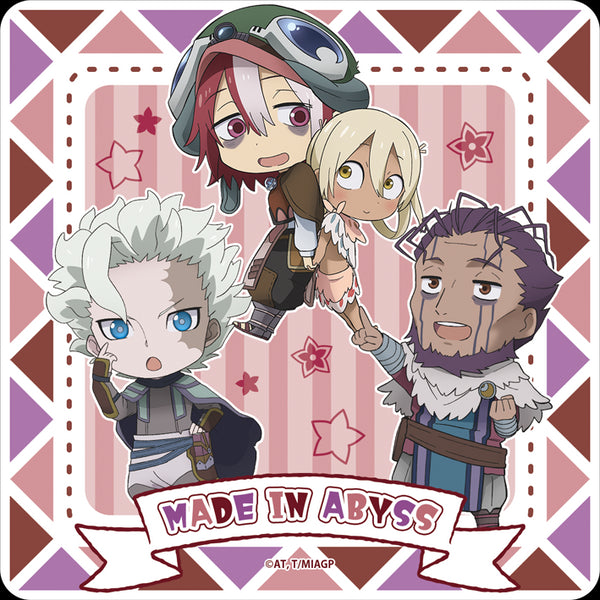 『メイドインアビス 烈日の黄金郷』ラバーマットコースター【ヴエロエルコ&ワズキャン&べラフ】