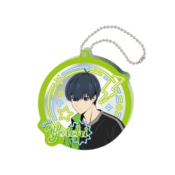 『ブルーロック』ネオンサイン風ミラーアクリルキーホルダー /(1)潔世一