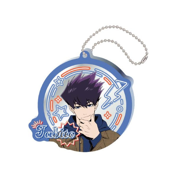 『ブルーロック』ネオンサイン風ミラーアクリルキーホルダー /(7)烏 旅人