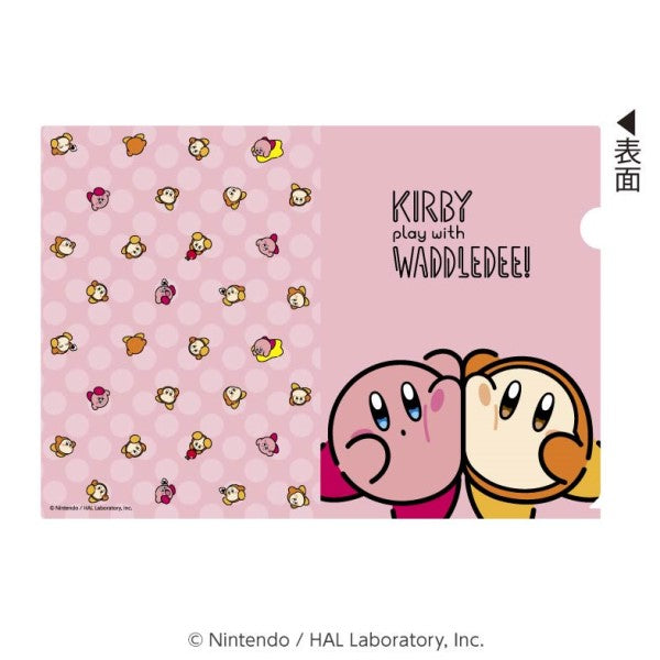 『星のカービィ』カービィ play with ワドルディ クリアファイル /(1)メインビジュアル