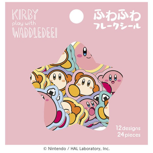 『星のカービィ』カービィ play with ワドルディ ふわふわフレークシール