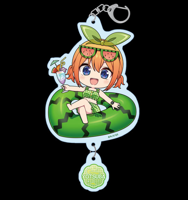 『五等分の花嫁∽』ぷちちょこアクリルキーホルダー【中野四葉】バカンスver.