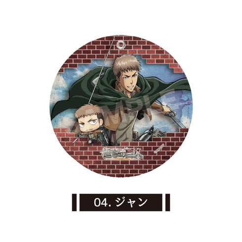 『進撃の巨人』レザーコースターキーホルダー /04 ジャン【202510再販】