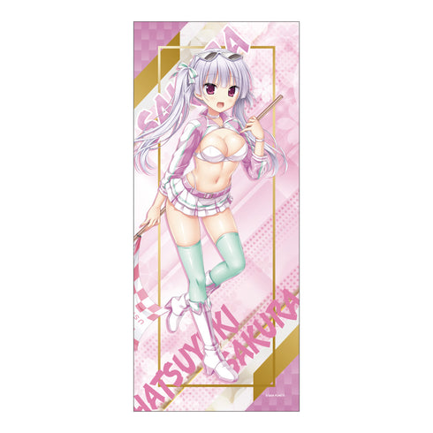 『はつゆきさくら』描き下ろし フェイスタオル 玉樹桜 RQver.