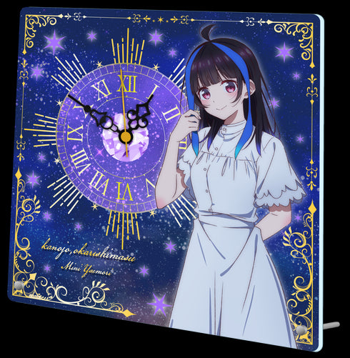 『彼女、お借りします』アクリル置時計【八重森みに】