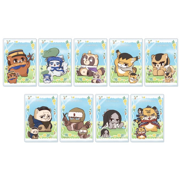 『ゴールデンカムイ』どうぶつフォーゼ-はらっぱ- ミニブロマイド&硬質カードケースコレクション -Abox-【1BOX 9パック入り】