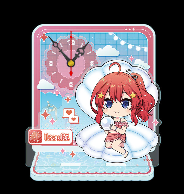 『五等分の花嫁∽』ぷちちょこミニアクリル置時計【中野五月】バカンスver.