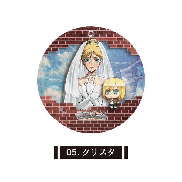 『進撃の巨人』レザーコースターキーホルダー /05 クリスタ【202510再販】