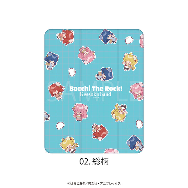 『ぼっち・ざ・ろっく!』iPad手帳型ケース 02.総柄(描き起こし)