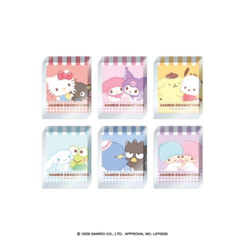 『サンリオキャラクターズ』アクリルブロック【1BOX 24パック入り】