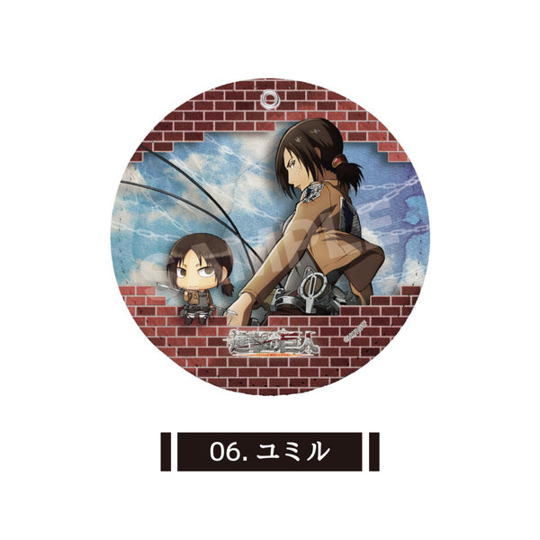 『進撃の巨人』レザーコースターキーホルダー /06 ユミル【202510再販】