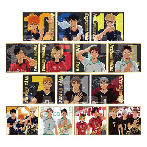 『ハイキュー!!』ビジュアル色紙コレクション8【1BOX 14パック入り】