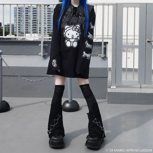 『サンリオキャラクターズ』QOOZA × HELLO KITTY / KITTYコラボ L/S TEE