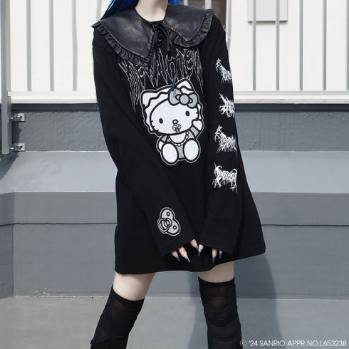 『サンリオキャラクターズ』QOOZA × HELLO KITTY / KITTYコラボ L/S TEE