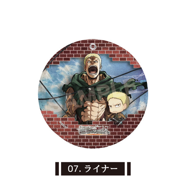『進撃の巨人』レザーコースターキーホルダー /07 ライナー【202510再販】