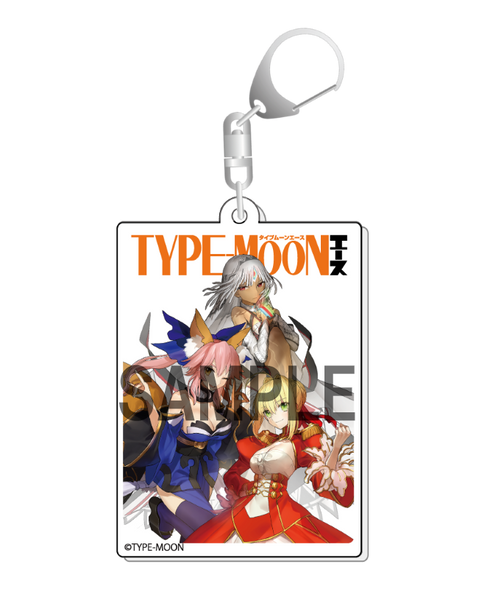 『TYPE-MOONエース』表紙イラスト アクリルキーホルダー〈アルテラ&玉藻の前&ネロ〉