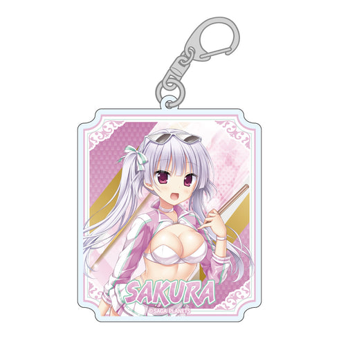 『はつゆきさくら』描き下ろし アクリルキーホルダー 玉樹桜 RQver.